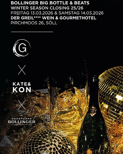 Bollinger Big Bottle & Beats – Winter Season Closing 25/26 Seid Ihr bereit für das große Finale?