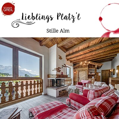 Knisterndes Kaminfeuer, warme Wasserbetten, Panoramablick auf den Wilden Kaiser, heimeliges altes Holz, Tradition, Ruhe, Wärme Ein Lieblings-Platz’l im Herbst - Stille Alm – Genussmomente dahoam...